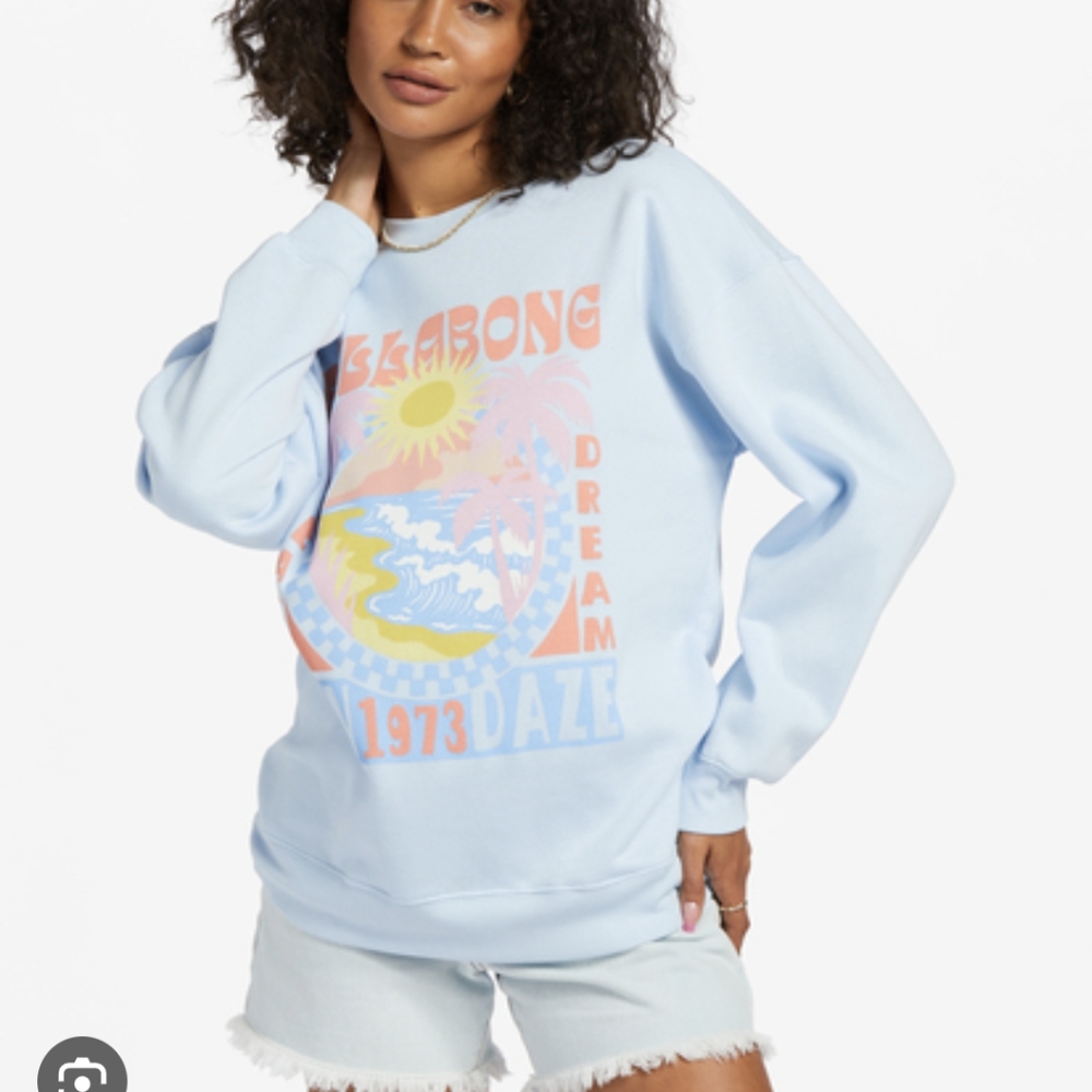 Billabong Beach Dream Sweatshirt Size Small